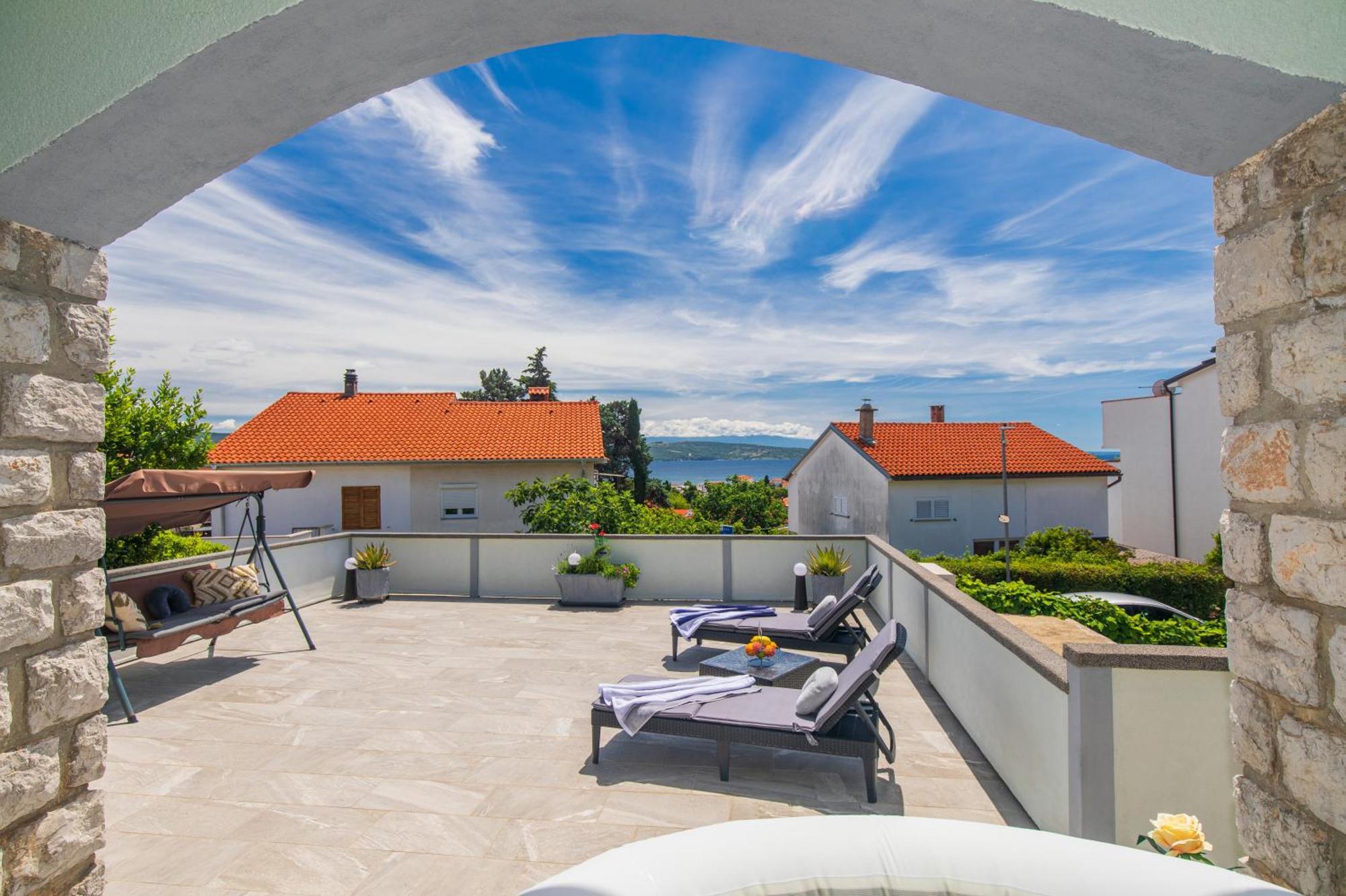 Apartment Tara With Seaview Krk Town Εξωτερικό φωτογραφία